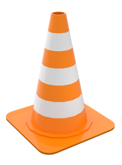 A road cone.