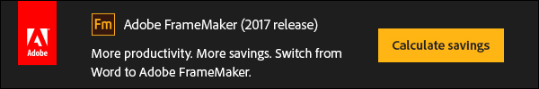 Adobe Framemaker (2017 Release)